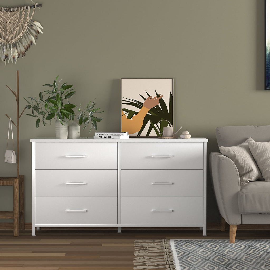 6 Drawer Wood Dresser R92164