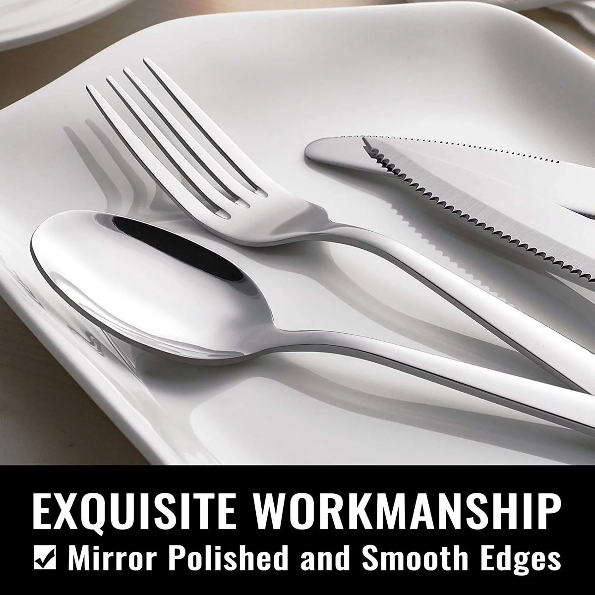 48-Pieces Stainless Steel Silverware Set H303