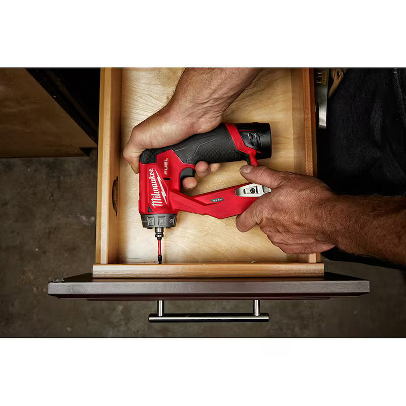 12V Lithium-Ion Brushless Cordless 4-in-1 Interchangeable 3/8 in. Drill Driver Kit with Right Angle Drill L46071