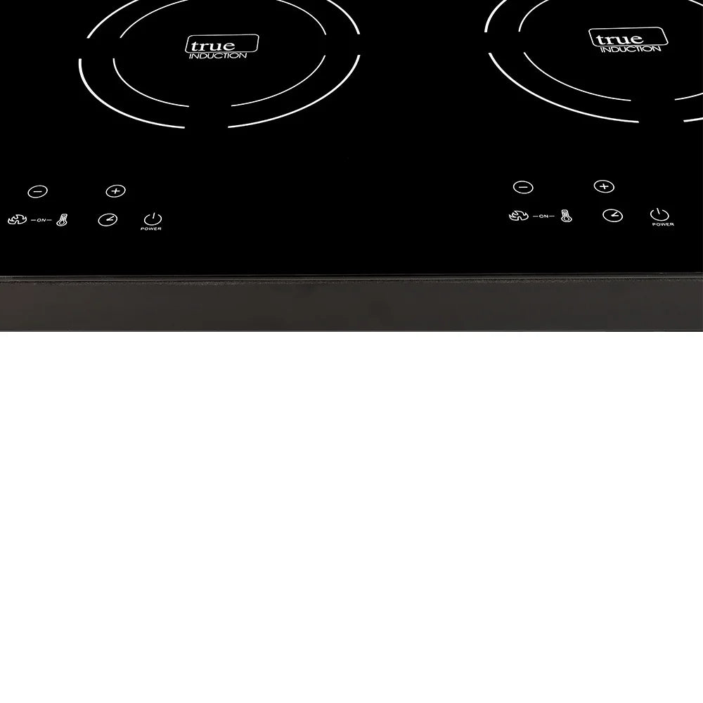 Built-in 23-inch Dual Induction Cooktop Glass-Ceramic Top V949574