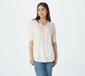 V-Neck Pocket Knit Top J408477