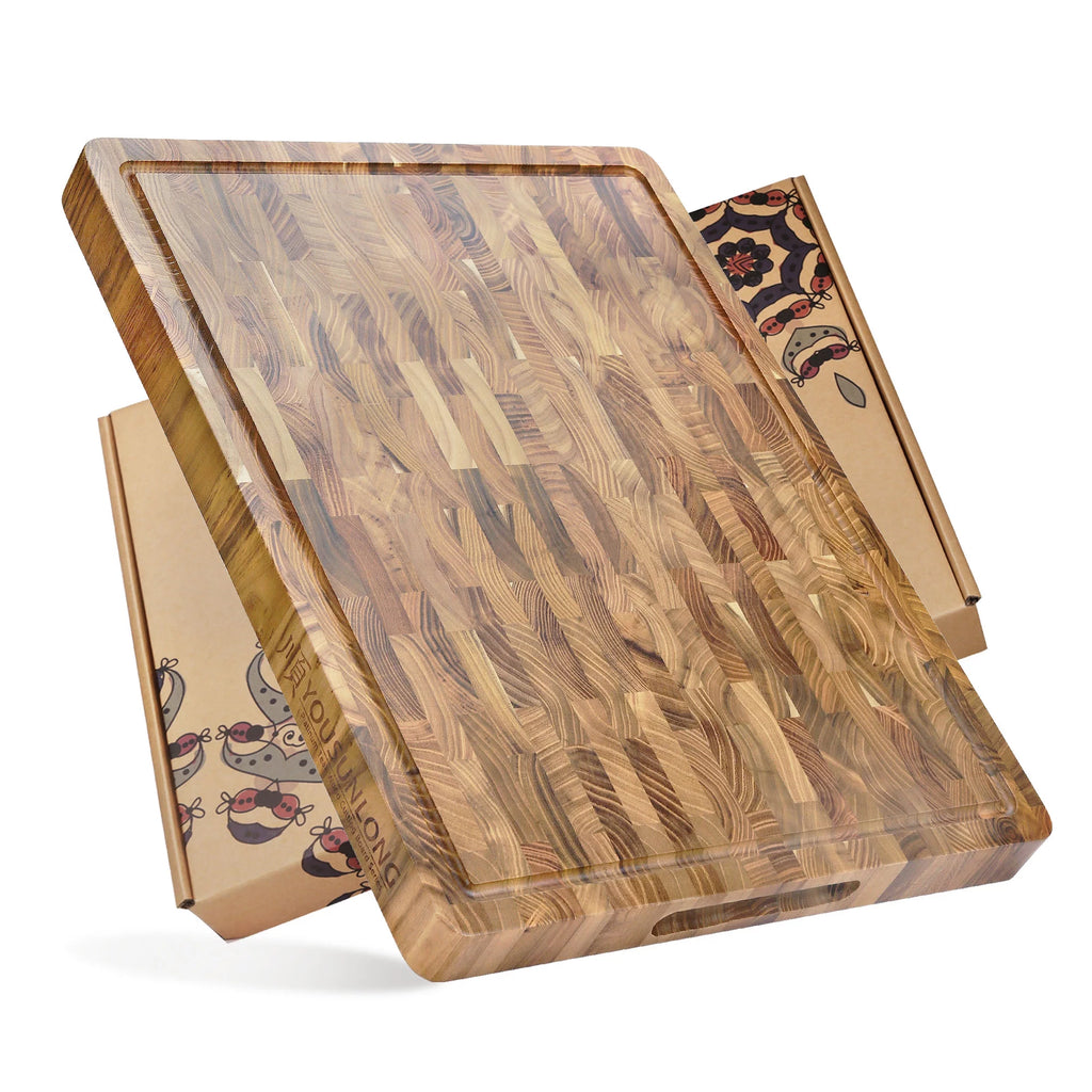 20x16 inch 1.5" Thick Teakwood Cutting Board Y483