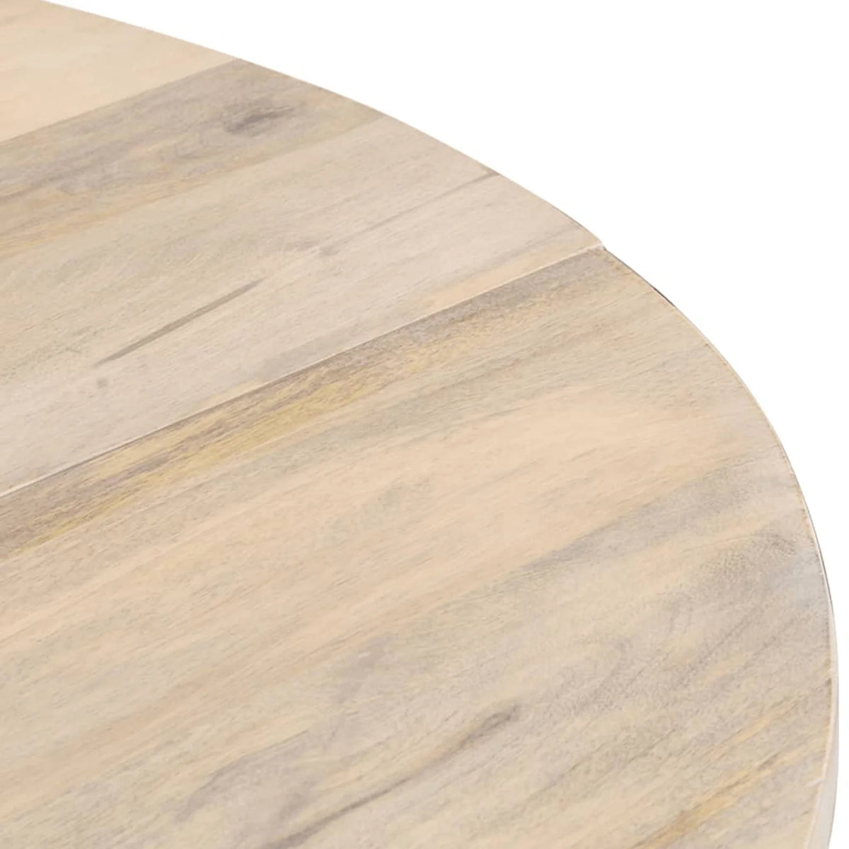 Round Solid Mango Wood Dining Table V39576