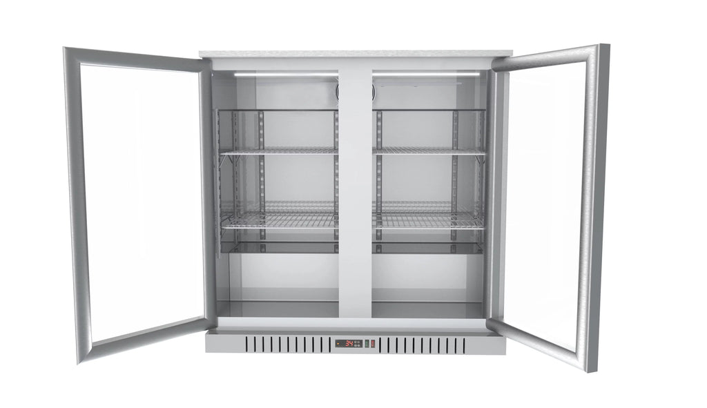 Two-Door Back Bar Refrigerator 7.4 Cu. ft. Q66382