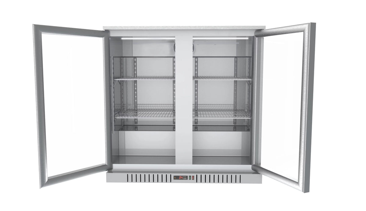 Two-Door Back Bar Refrigerator 7.4 Cu. ft. Q66382