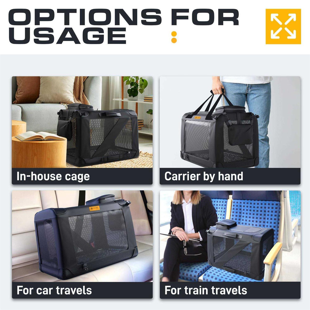 Collapsible Portable Dog Crate Kennel X22241