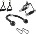 Tricep Press Down Cable Attachment, Double D Handle, Tricep Rope, Exercise Handles C56641