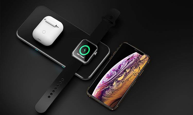 3 in 1 Glass Wireless Charge Pad R9266