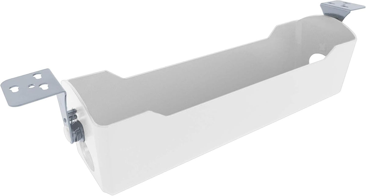 White Under Desk Cable Management Tray M619368