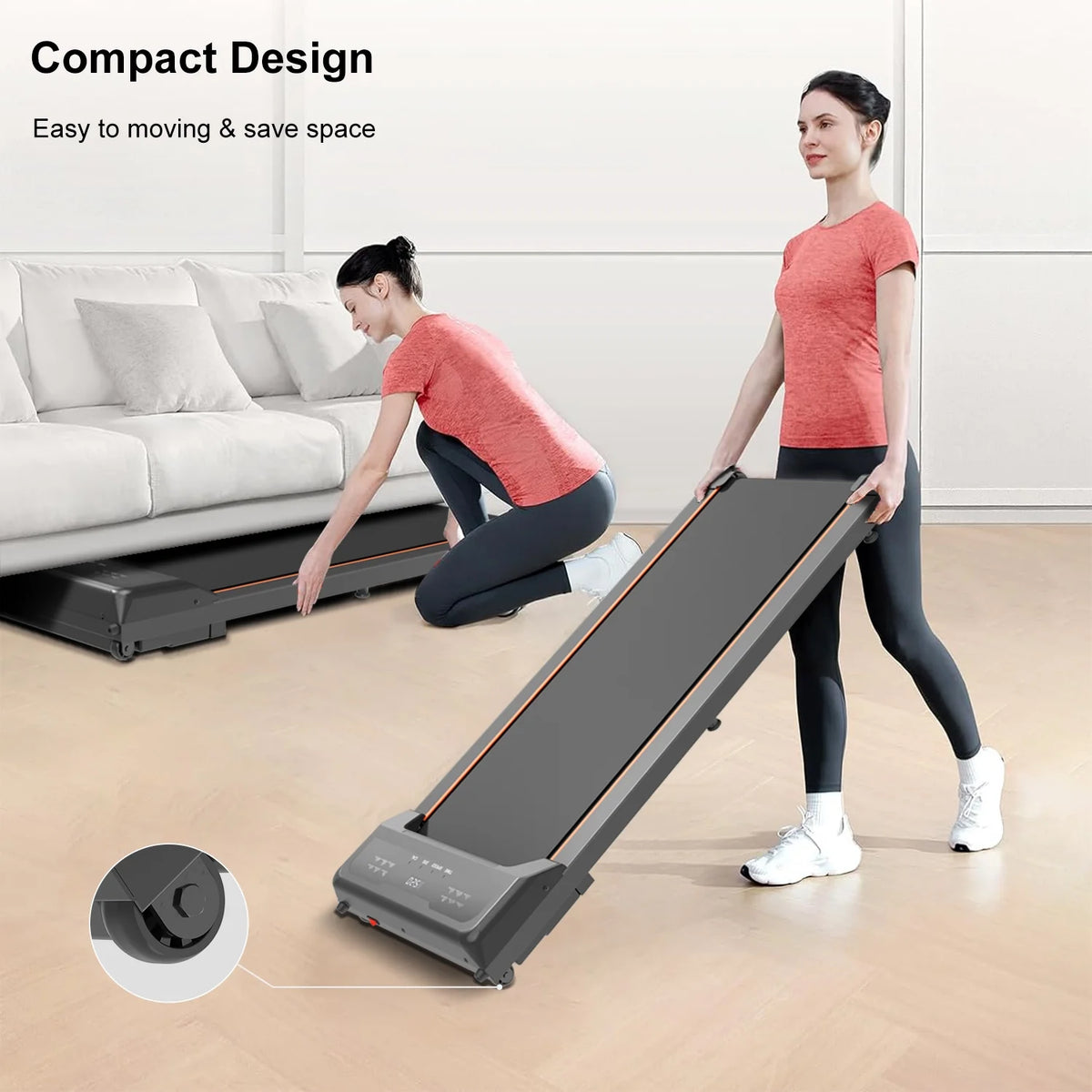 2.5HP Under Desk Electric Treadmill T951