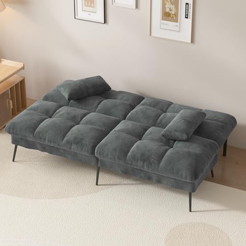 Black Convertible Futon Sofa Bed P577702