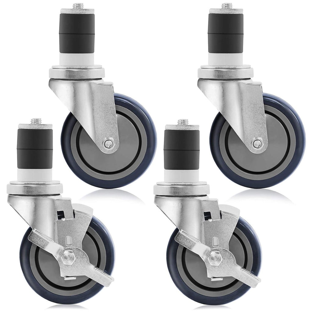 4 inch Caster Wheel Set with Brakes H11128