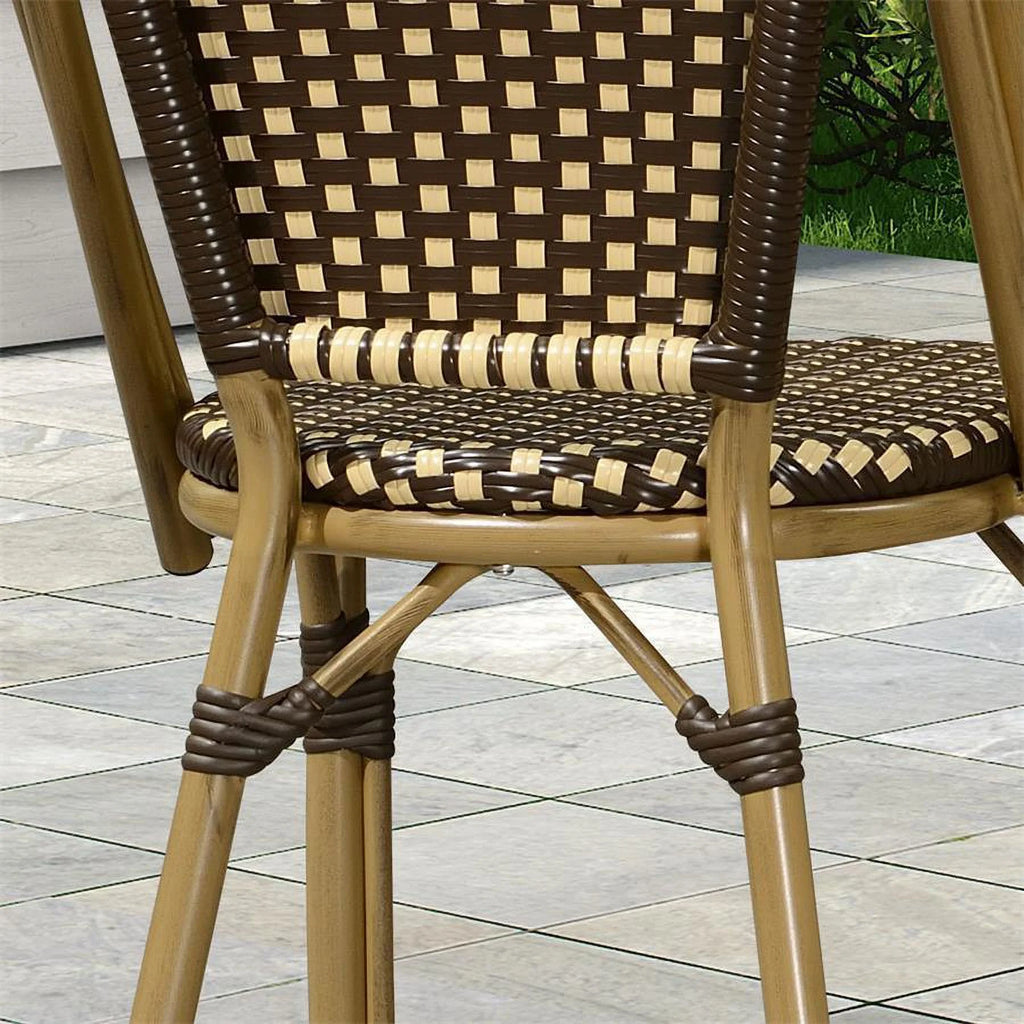 Set of 2 Wicker Dining Chairs C4127