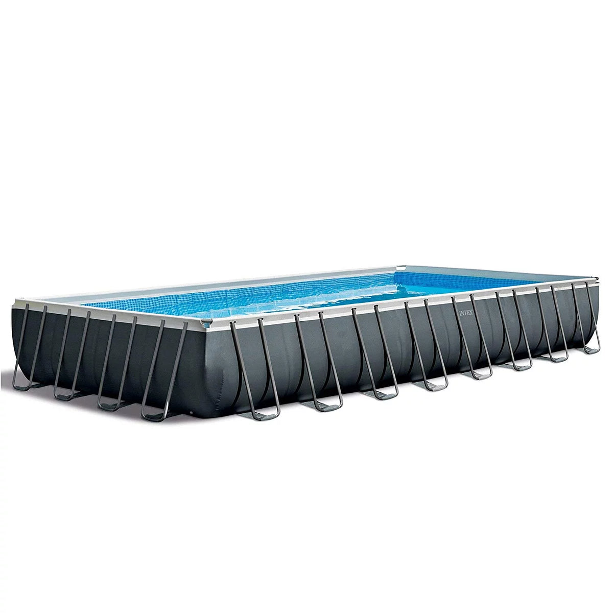 18' x 9' x 52 Rectangular Above Ground Pool Set D154253