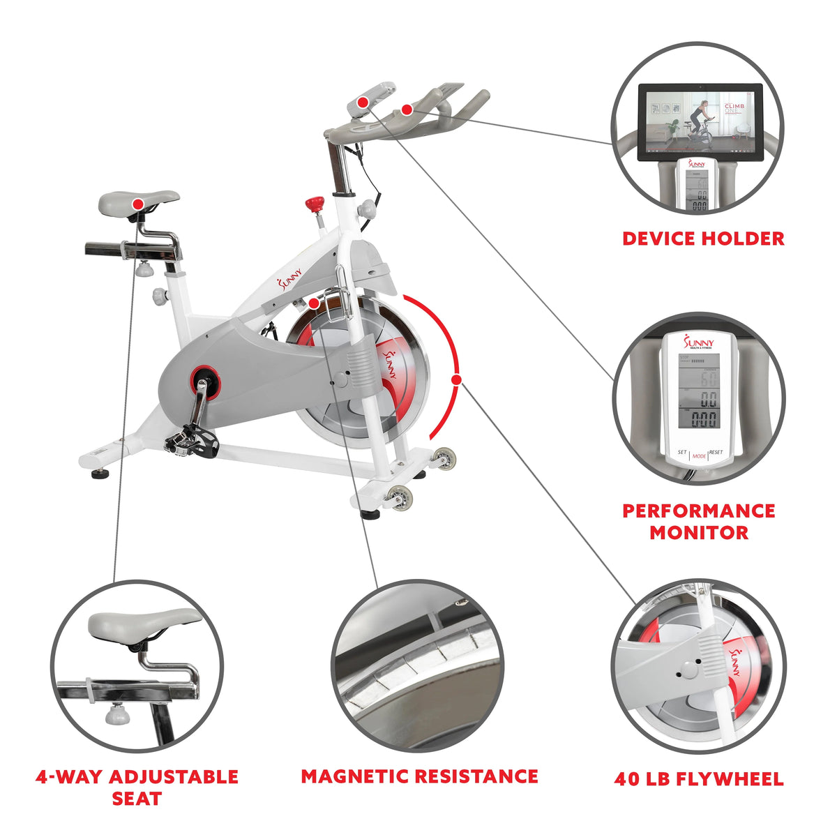 Indoor Stationary Cycling Exercise Bike U883