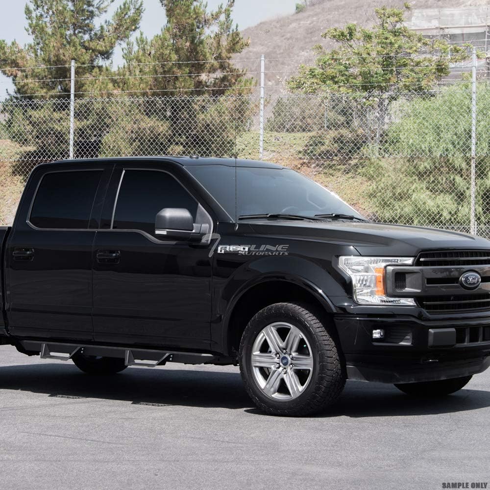 Matte Black Drop Step Side Nerf Bars Running Boards N838142