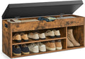 Storage Bench with Cushion 3 Compartments V765518