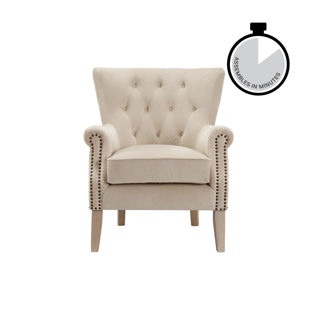Beige Accent Chair U12401