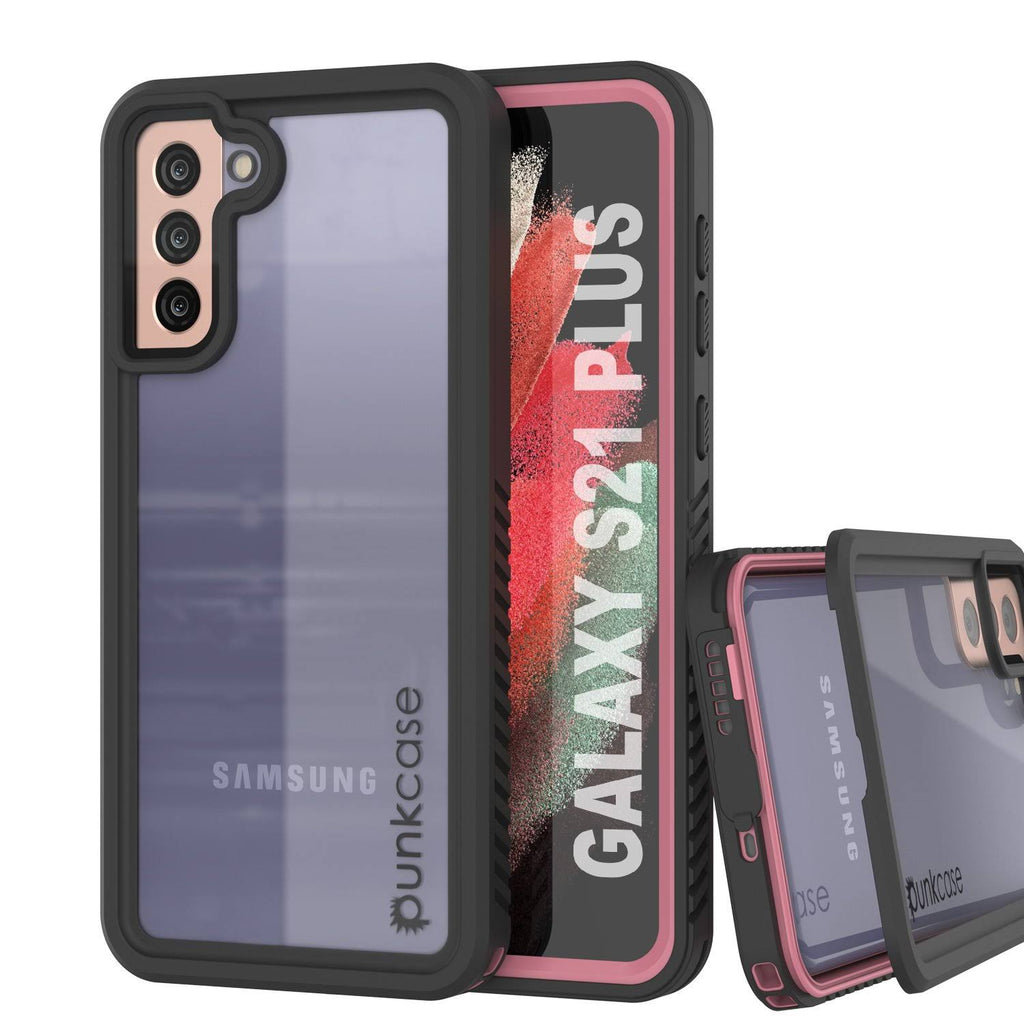 Galaxy S21+ Plus Water Shock Snowproof Slim Screen Protector Case Pink U5257