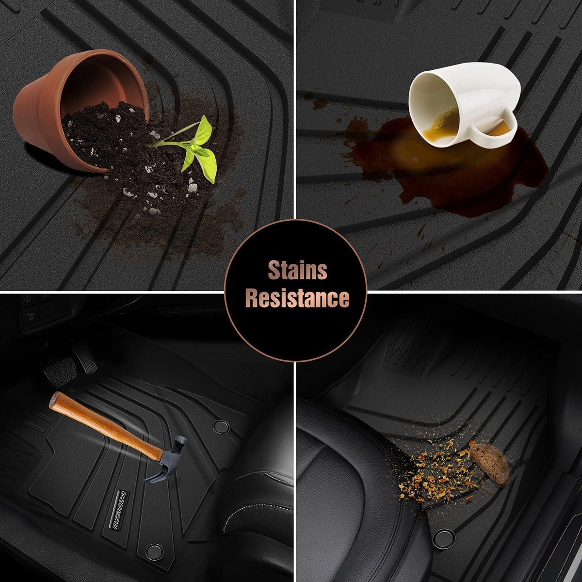 All Weather Custom Fit Floor Mats Set H51400