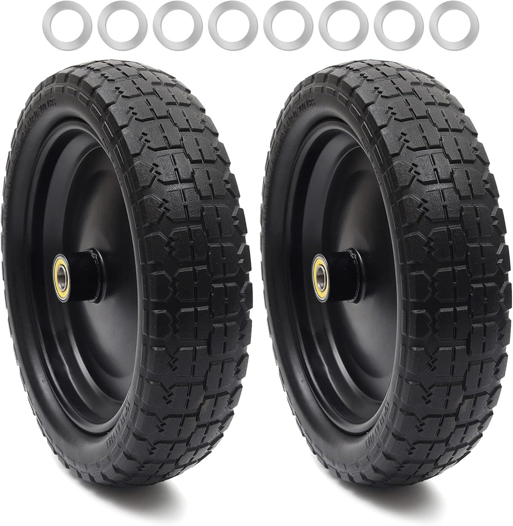 13'' Solid Polyurethane Flat-Free Tire and Wheel Assemblies H151