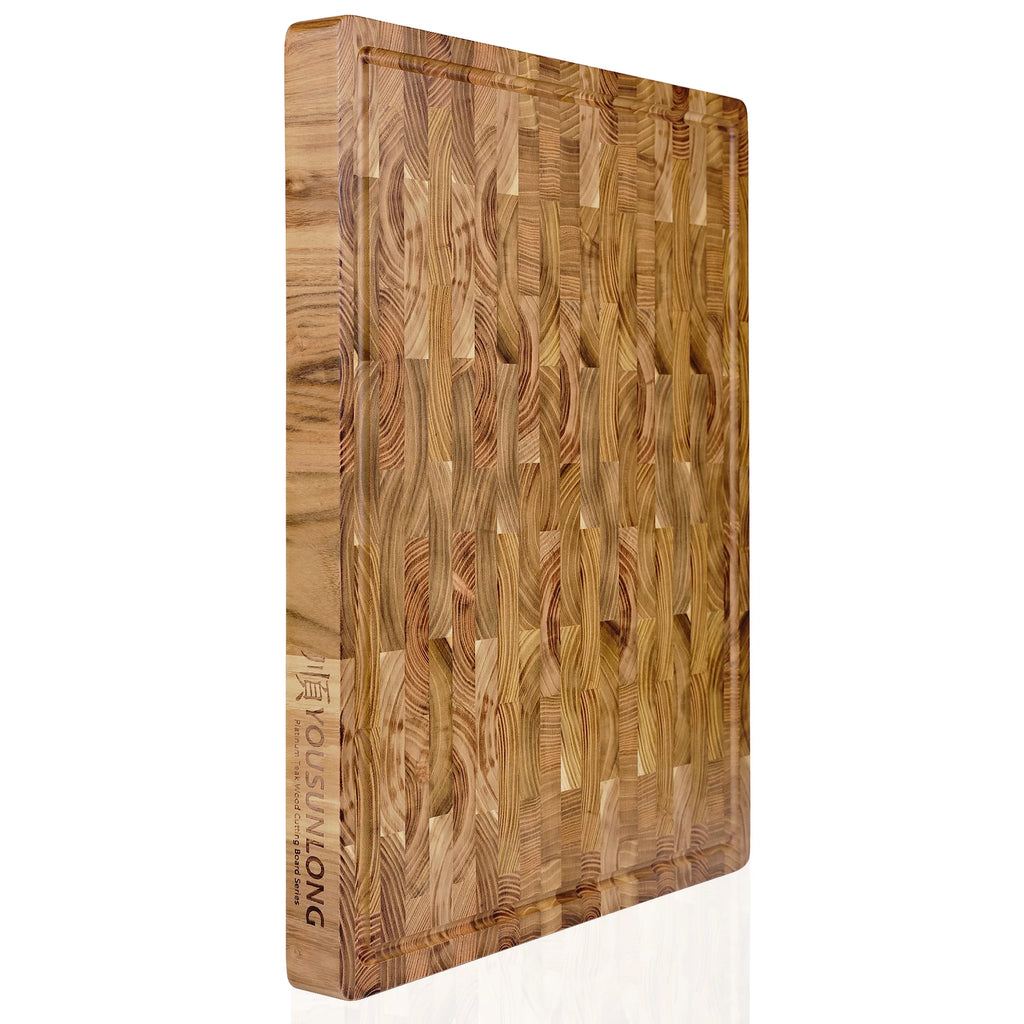 20x16 inch 1.5" Thick Teakwood Cutting Board Y483