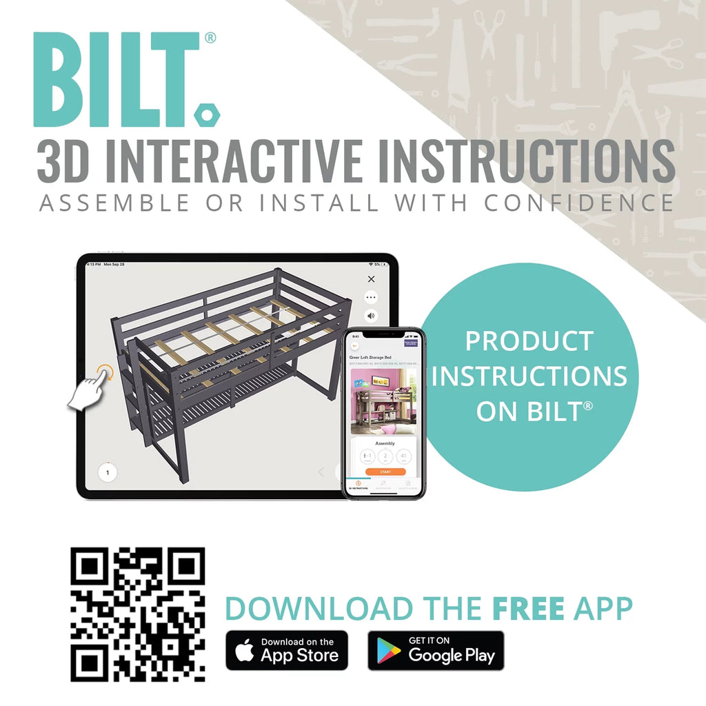 Black Twin Loft Storage Bed I144984