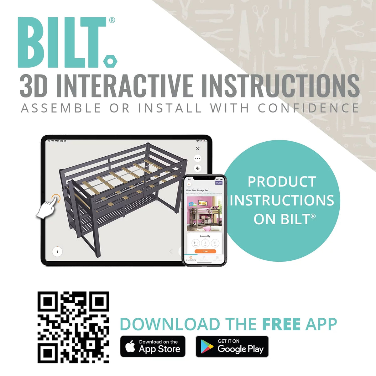 Black Twin Loft Storage Bed I144984