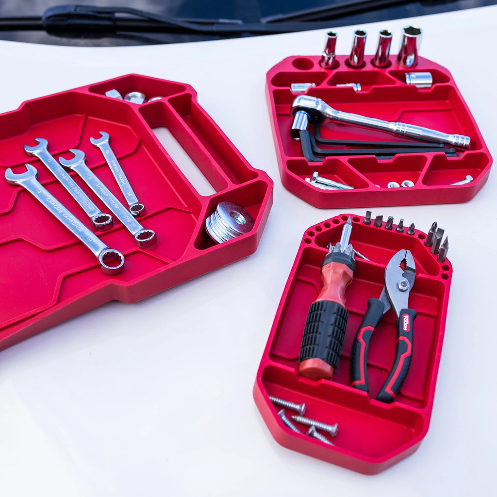 3-Piece Silicone Tool Organizer Tray D62979