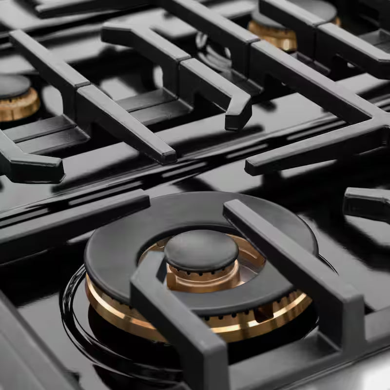 48 in. 8-Burner Freestanding Gas Range and Double Convection Oven in Stainless Steel and Black Matte Z11081