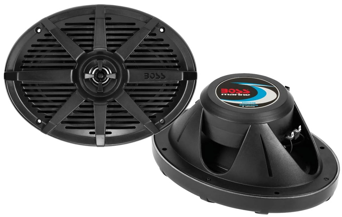 6 x 9 Inch Marine Stereo Speakers 2 Way Weatherproof D603