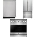 36 Gas Range, Refrigerator and Dishwasher Q9542