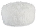 White Oversized Accent Ottoman C437