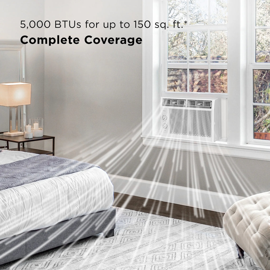 5,000 BTU Mechanical Window Air Conditioner E9581