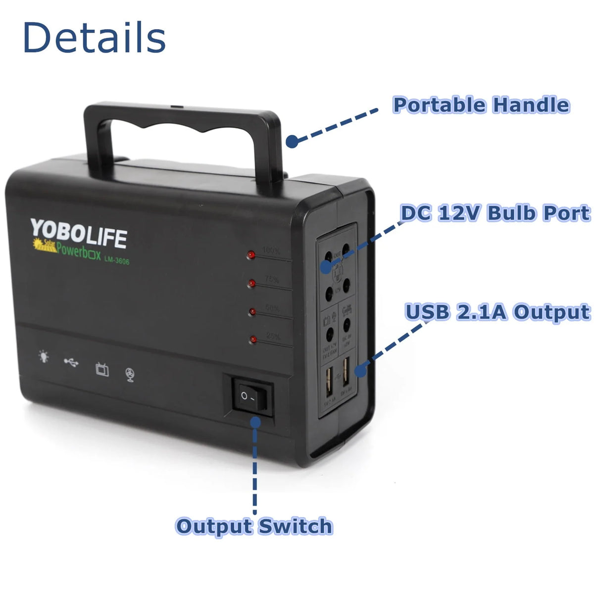 Portable Solar Power Generator Kit with Solar Panel Z14662