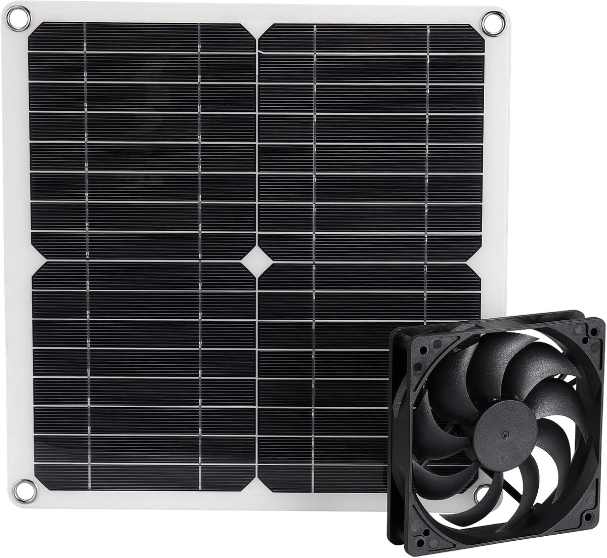 20W 16V USB Solar Powered Exhaust Fan Waterproof O22395