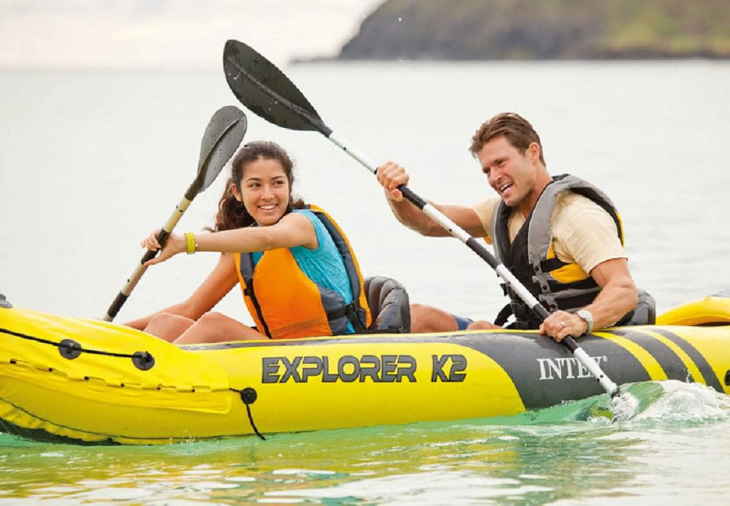 Inflatable Kayak with Oars and Hand Pump A411