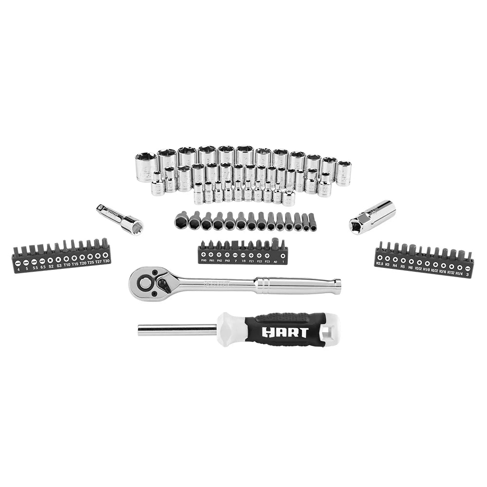 90-Piece 3/8-inch Mechanics Tool Set Chrome Finish X485108