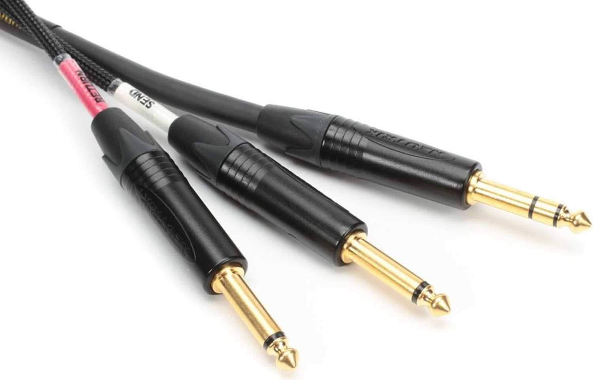 Black/Gold 6' Audio Cable A513
