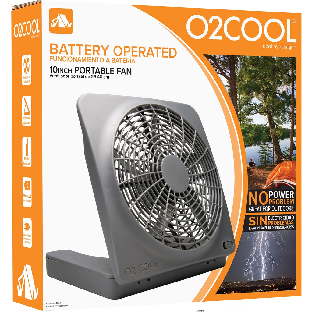 10 inch Battery or Electric Portable Fan L5772