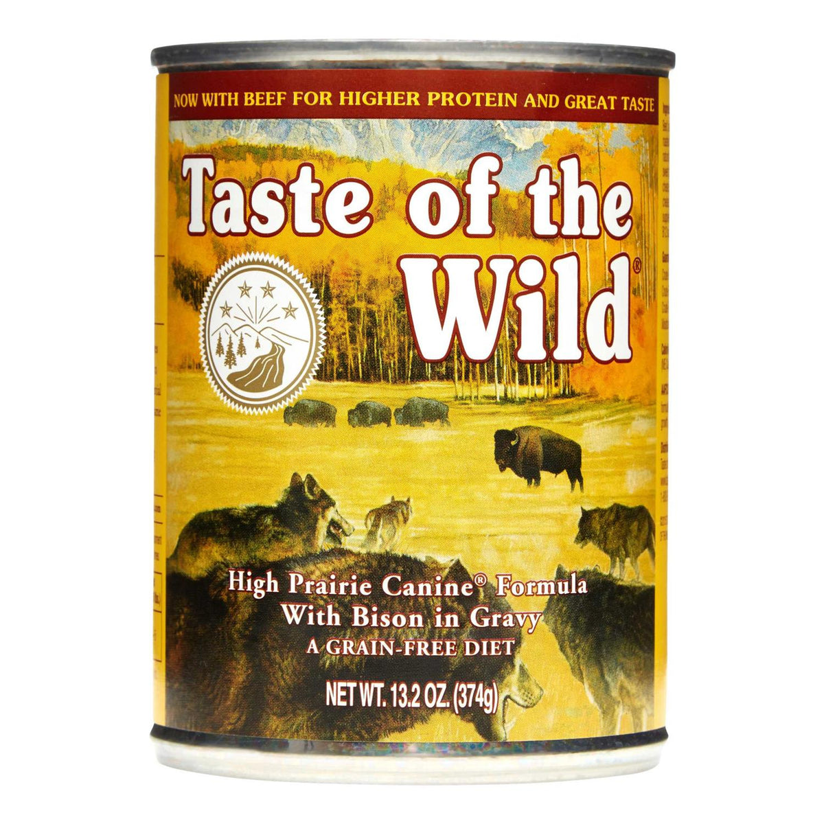 Grain-Free Bison in Gravy Wet Dog Food 13.2 oz Case of 12 O457756