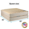 Queen Two-Sided Mattress Set with Bed Frame E36300