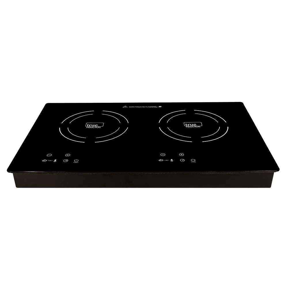 Built-in 23-inch Dual Induction Cooktop Glass-Ceramic Top V949574