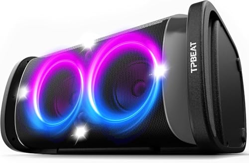 Portable Bluetooth Party Speaker 160W Deep Bass with Led Light Show Z4235