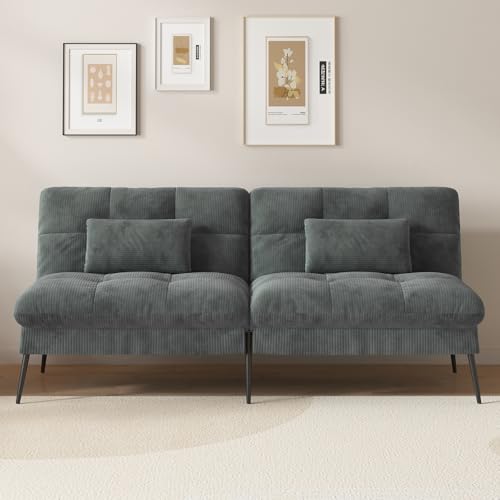 Black Convertible Futon Sofa Bed P577702