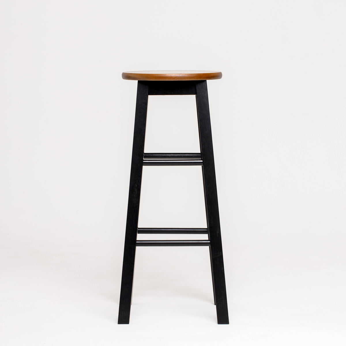 Bar Stool with Round Acacia Seat U559697