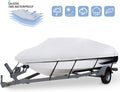 Waterproof Heavy Duty 17-19ft Marine Grade 600D Oxford Boat Cover D855