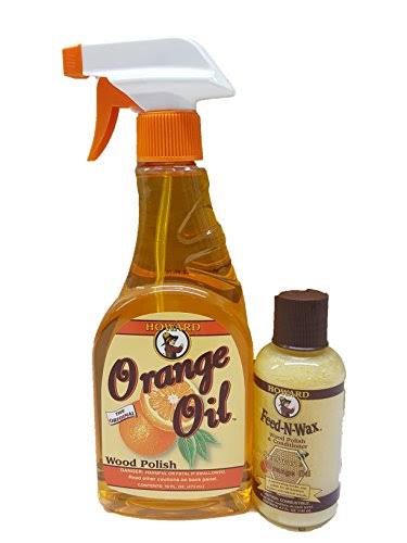 Wood Preserver 4.7 oz and Orange Oil Wood Cleaner 16 oz D9045