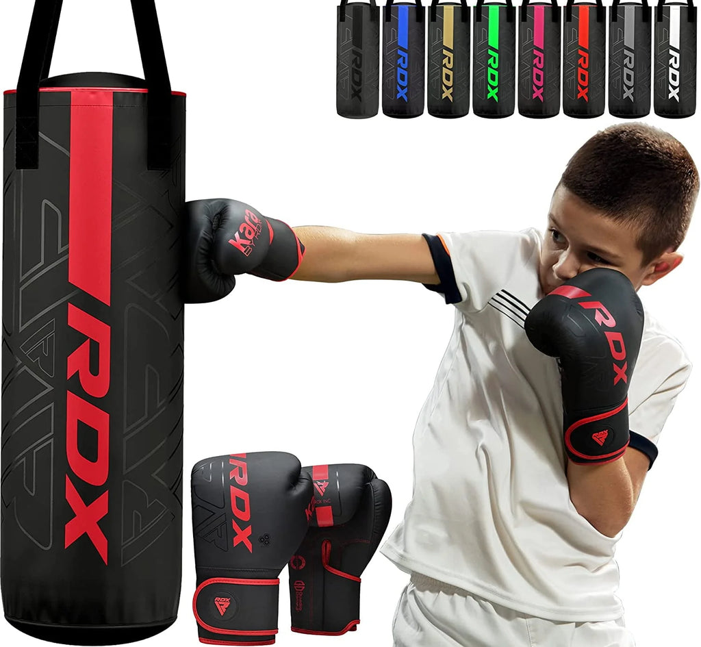 2ft Kids Punching Bag with Boxing Gloves W1326