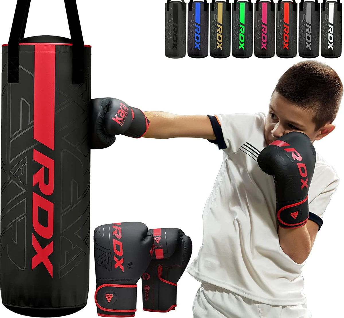 2ft Kids Punching Bag with Boxing Gloves W1326